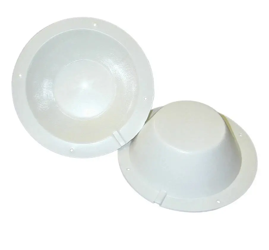 Poly-Planar 8-1/2" Marine White Speaker Back Cover Sbc-2 (Sold Individually) 1