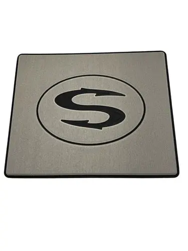 Sportsman Boats – Sportsman 15" X 13"  Peel And Stick Titanium Logo Mat – 15I2 / 06673M 1