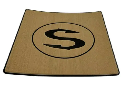 Sportsman Boats – Sportsman 15-1/2" X 13"  Peel And Stick Tan Logo Mat – 15I2 / Logo 1